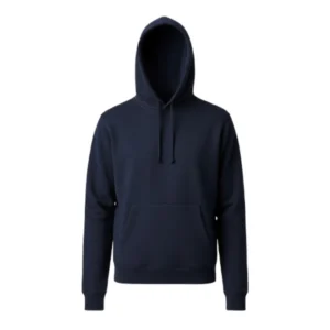 Men Navy Blue Pullover Hoodie