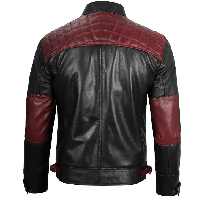 Mens-Quilted-Cafe-Racer-Leather-Jacket