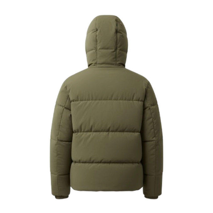 Olive-Green-Hooded-Puffer-Jacket