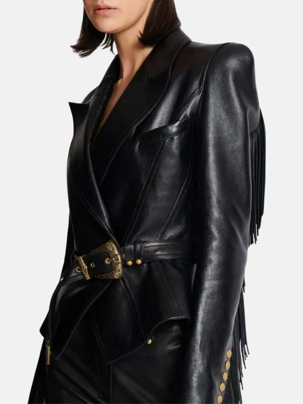Women-Black-Leather-Fringe