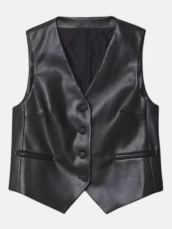 Women-Black-Vest-For