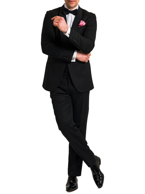 Dinner Suit Shawl Lapel mens black