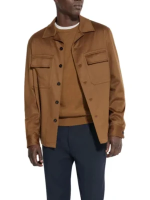 beige cotton jacket mens
