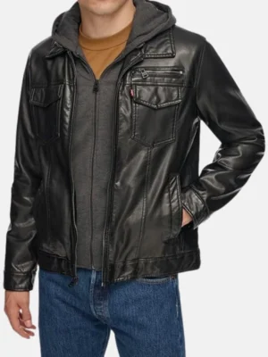 black hooded leather jacket mens_f4fc980b f089 4683 86f6 60e8741e8922