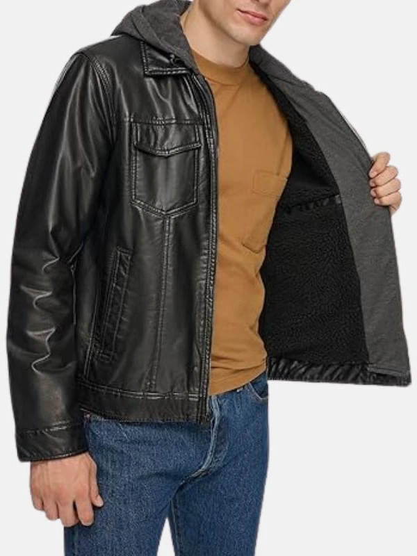 black hooded leather jacket_83fcd854 9fd2 4480 aa02 91d6f2d9c8a6