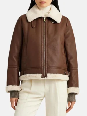 brown leather shearling jacket womens_2d9405b1 2893 4f49 be37 29f6fd8f4fe3
