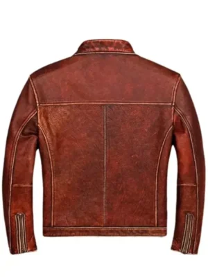 Classic Casual Vintage Leather Jacket