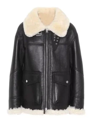 Ivory Shearling Jacket