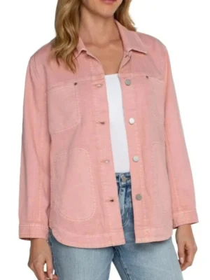 Womens Pink Cotton Shirt Jacket 2_b2f1255a 0060 48f4 94d6 fa55621c20c5 142427