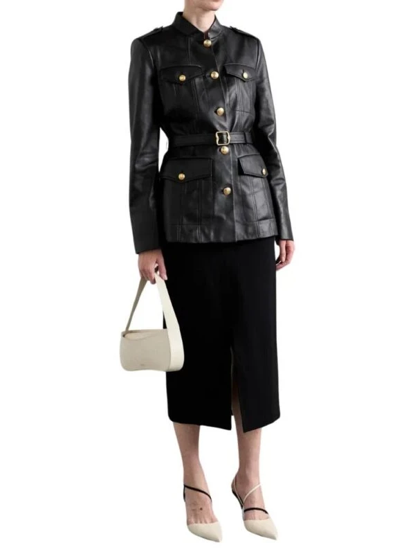 Womens Slim FIt Black Buckle Belt Leather Jacket 4_269141d5 1952 468a be40 8ff4856fc07a 544255