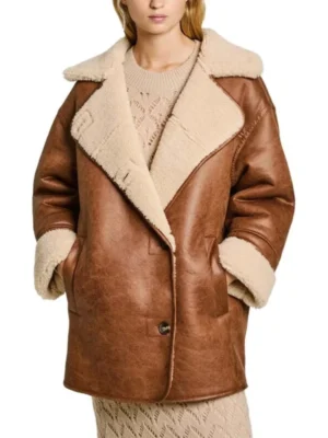 Womens White and Brown Sherpa Aviator Pilot Jacket_7a17837c c8a4 43bd acd6 ddf526f83084 854316