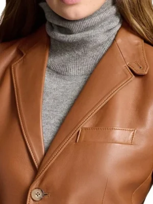 brown lambskin leather blazer_41c4dad9 d042 4bd6 9776 cccc2fb96e3e 766733