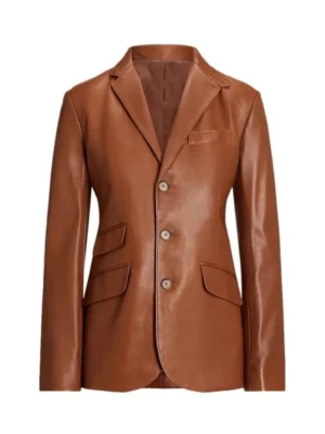 womens brown leather blazer_7d817ba1 b2b2 4c18 875d 47dfecfde65a 174200