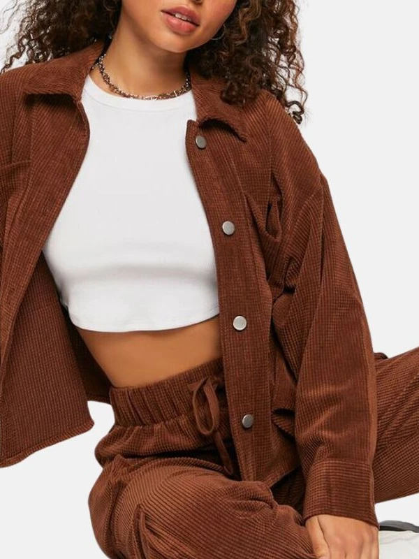 womens brown suede corduroy shirt jacket_e4d13f28 da78 4a65 b51b fd3e0d1afd1e