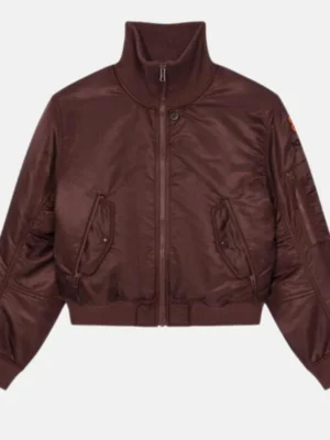 womens maroon cropped leather bomber jacket_637f0519 0f8e 4c01 a165 a0bc85887880