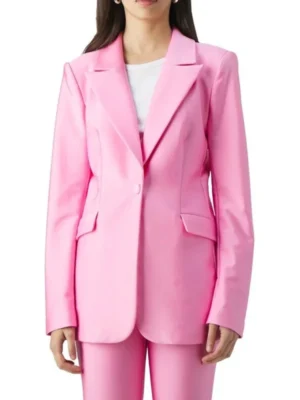 womens pink color leather blazer_60dcebb5 db46 4697 9e63 1f8d48a40016 516862