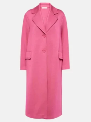 womens pink single breasted long wool coat_9b415e8e 1792 4bff 97a3 e5a2cd18b535