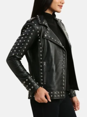 womens studded motorcycle black punk leather_16819620 e460 4bd2 a483 ee3bbf2f2603